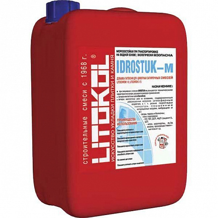 Litokol IDROSTUK-m латексная добавка для затирок 1,5kg